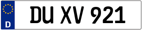 Truck License Plate